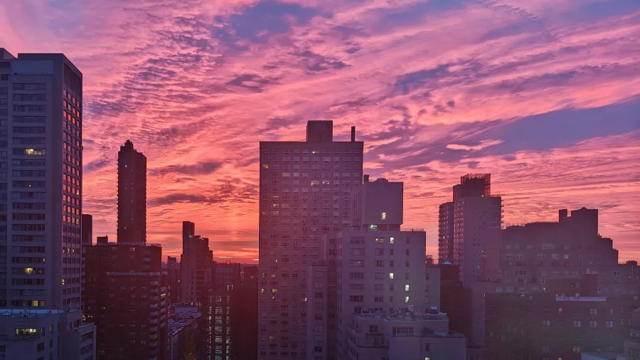UES NYC Sunset